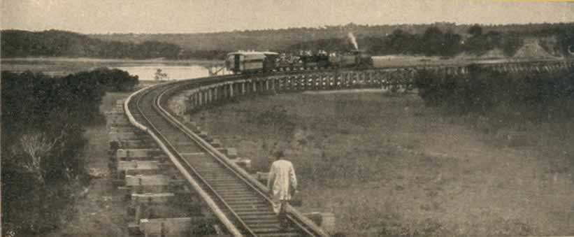 an image of uganda railway circa late 1800